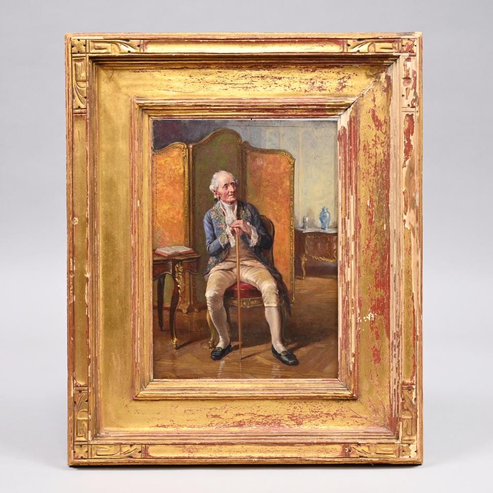 john ward dunsmore an old aristocrat · Devin Moisan Auctioneers, Inc. · 2022-01-29 John Ward Dunsmore comparable auction result: john ward dunsmore an old aristocrat