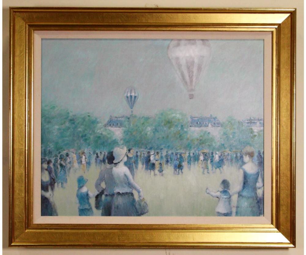 Jean Daumier comparable auction result: jean daumier hot air balloons