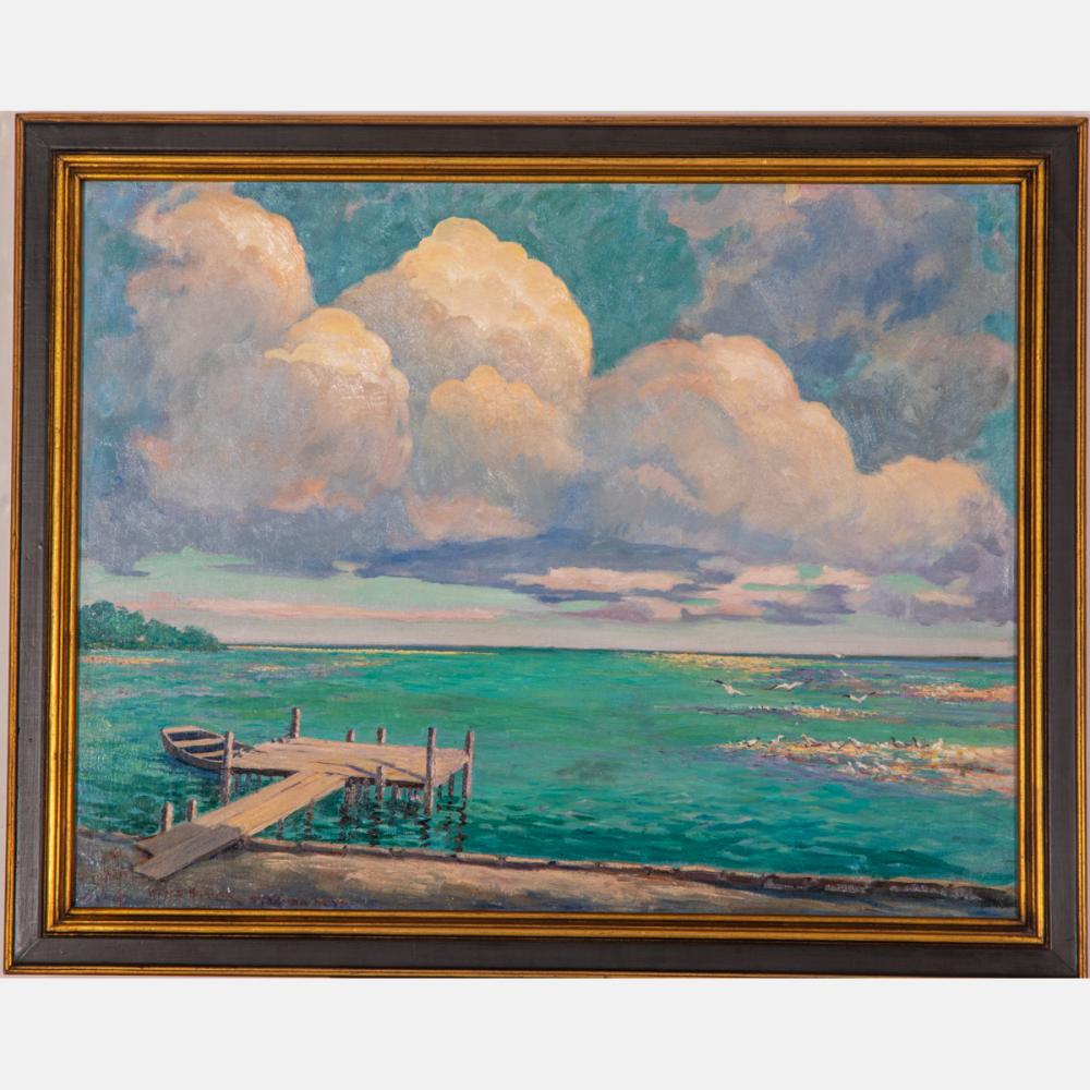 Joseph Roy Willis comparable auction result: joseph roy willis american 1876 1960 whale harbor florida keys oil on canvas