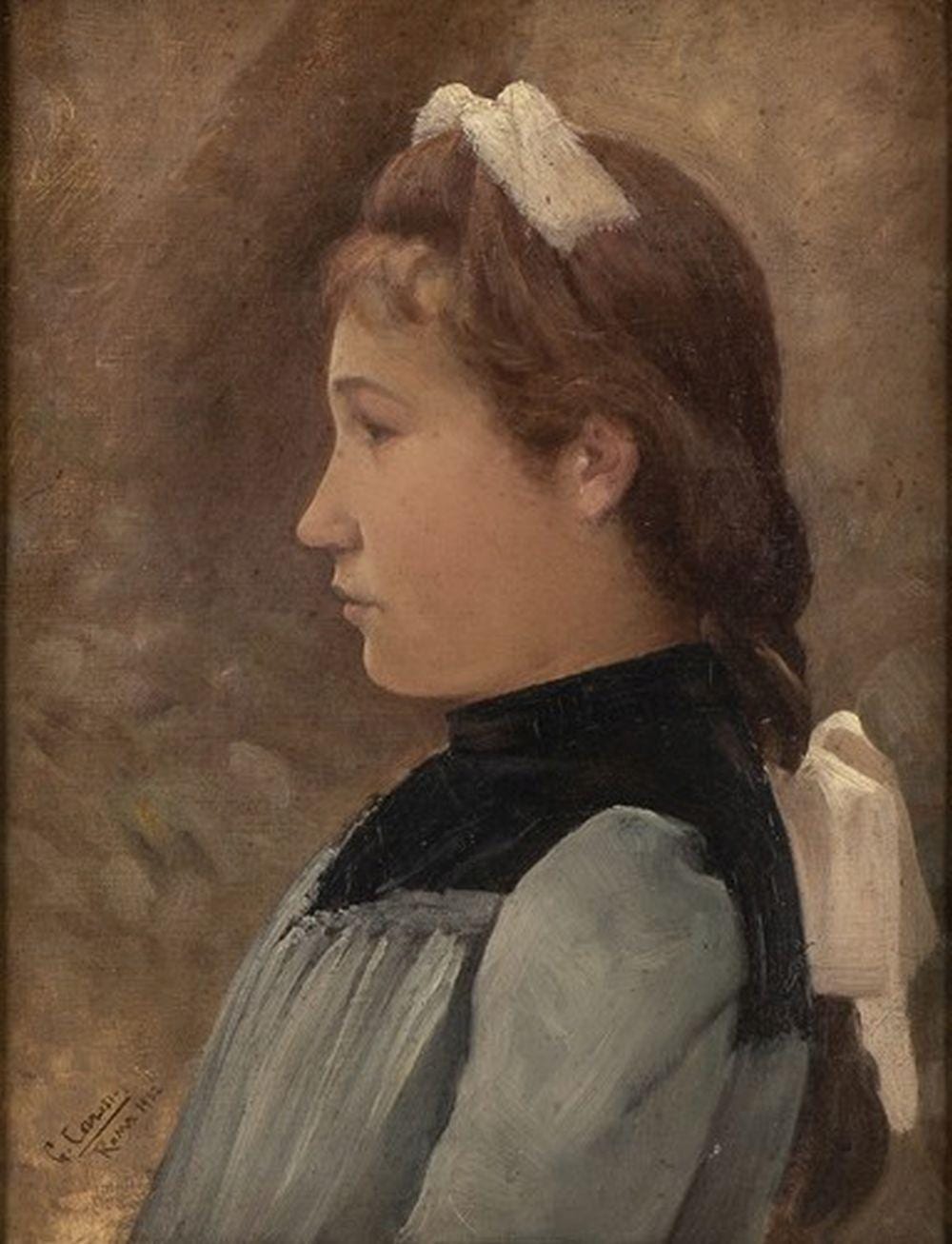 Giuseppe Carosi comparable auction result: giuseppe carosi rome 1883 1965 child portrait 1932