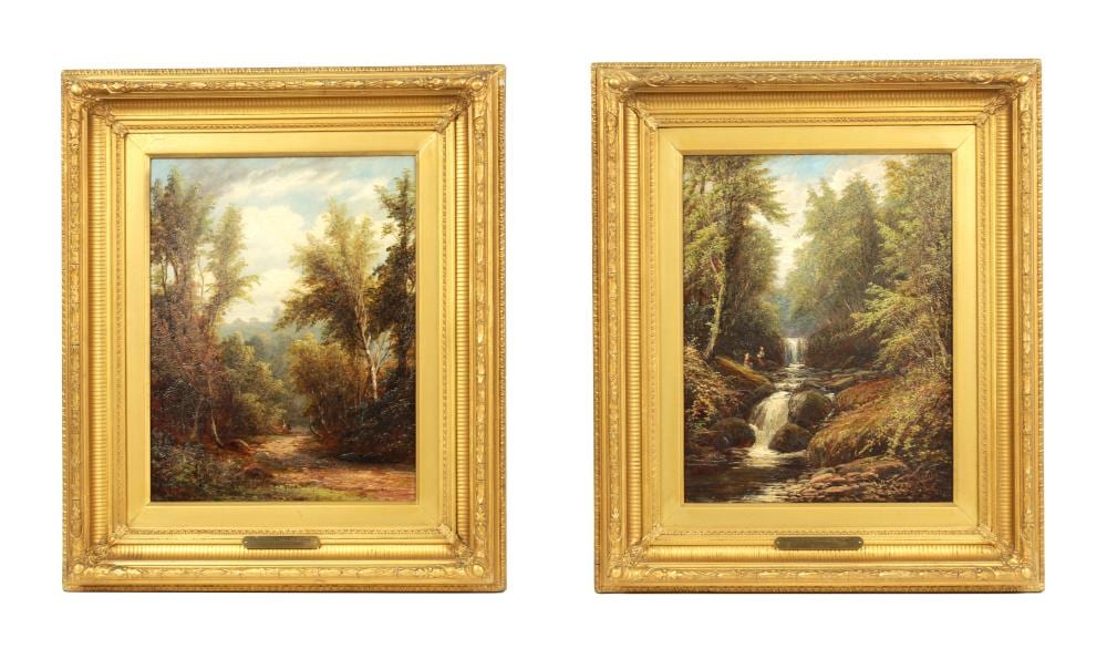 Joseph Mellor comparable auction result: joseph mellor 1827 1888 a pair of 19th century oils on canvas