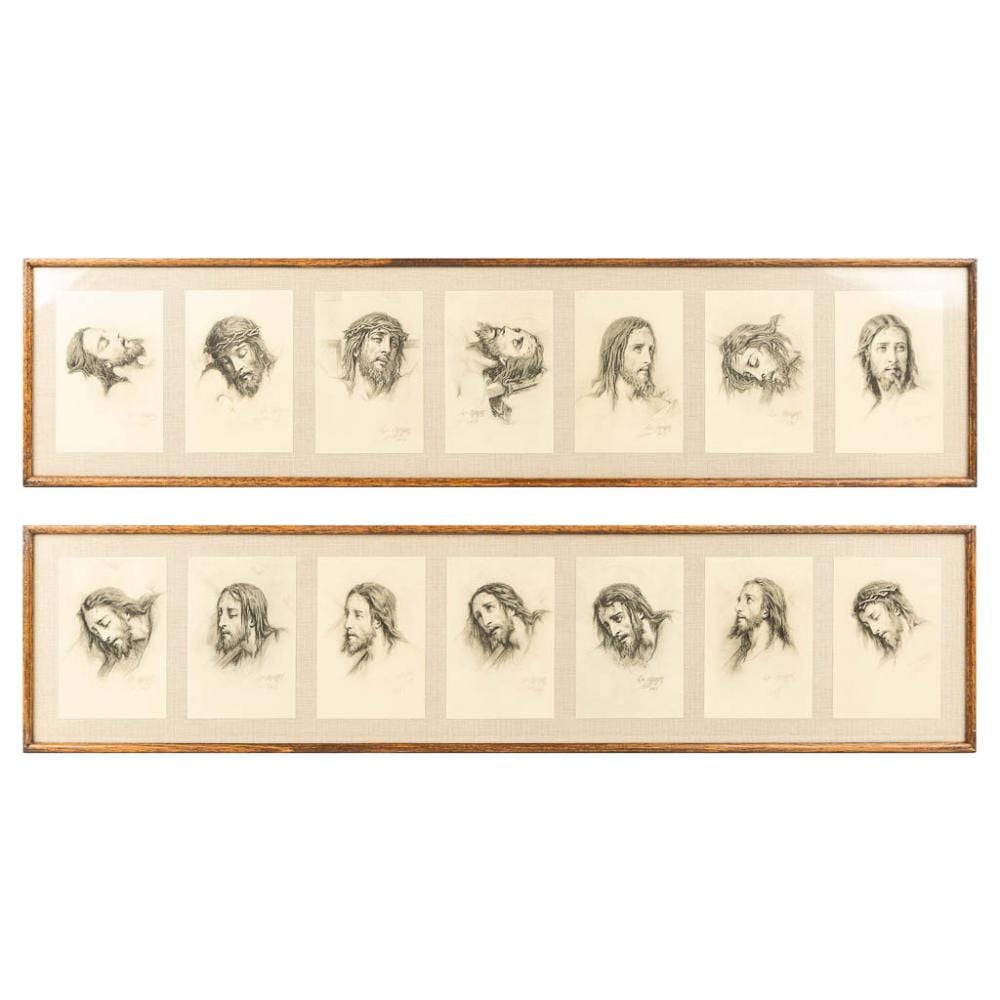 hippolyte lazerges 1817 1887 a 14 piece station of the cross the face of christ 1869 h 21cm · Flanders Auctions · 2022-02-10 Jean Raymond Hippolyte Lazerges comparable auction result: hippolyte lazerges 1817 1887 a 14 piece station of the cross the face of christ 1869 h 21cm