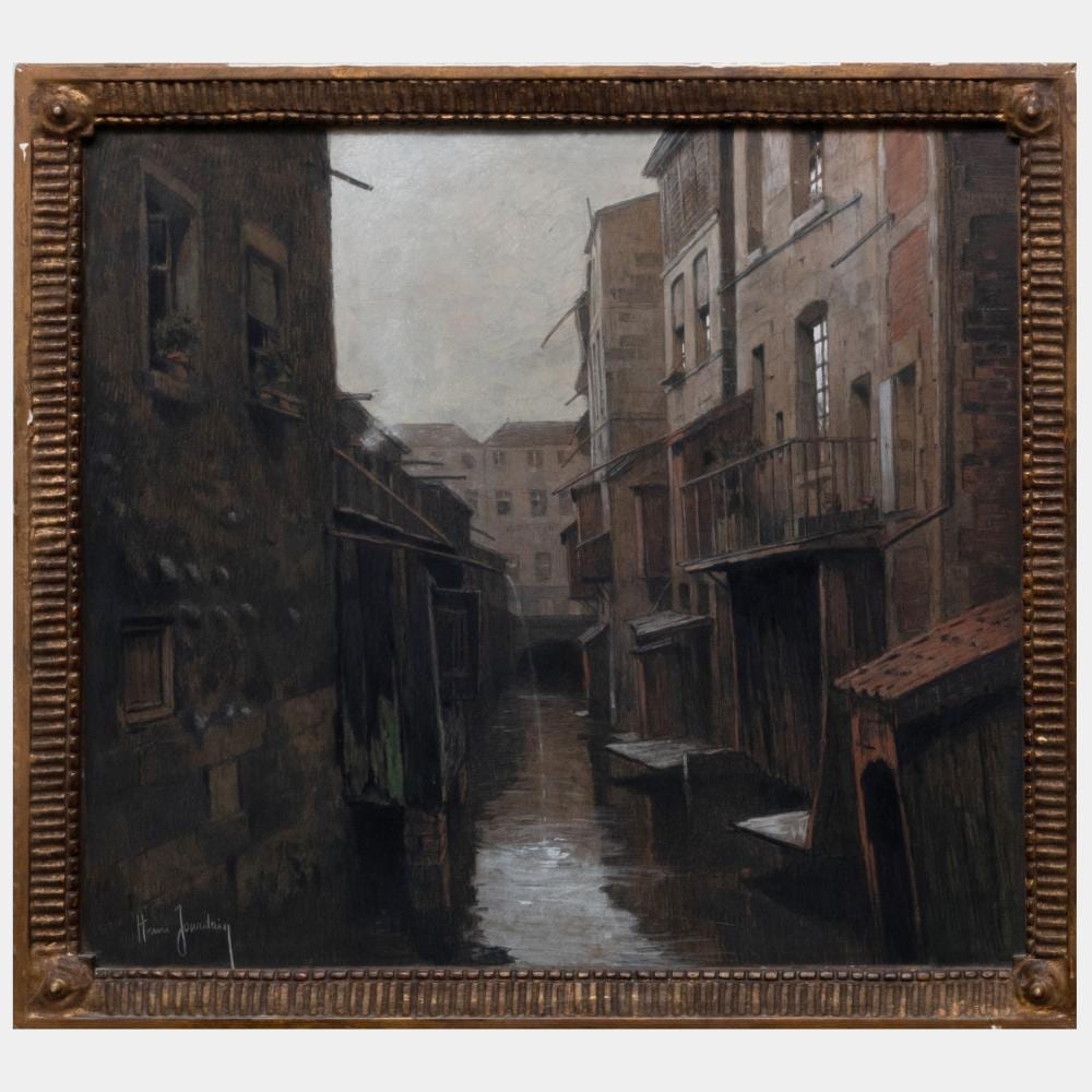 Henri Jourdain comparable auction result: henri jourdain 1864 1931 canal