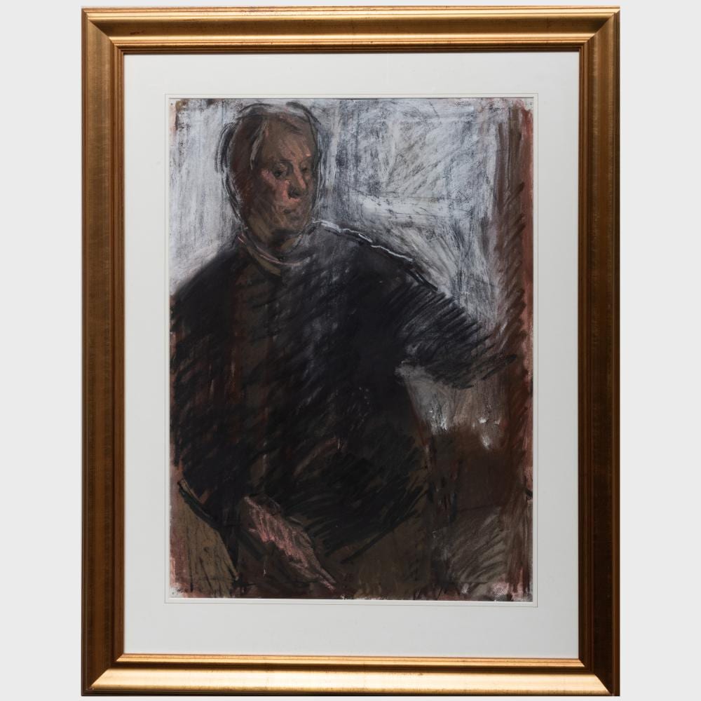 peter coker 1926 2004 self portrait · STAIR · 2022-02-09 Peter Coker comparable auction result: peter coker 1926 2004 self portrait