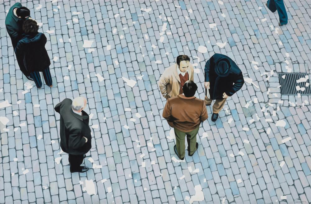 ivan durrant seven people in the snow 1975 · Deutscher and Hackett · 2022-02-22 Ivan Durrant comparable auction result: ivan durrant seven people in the snow 1975