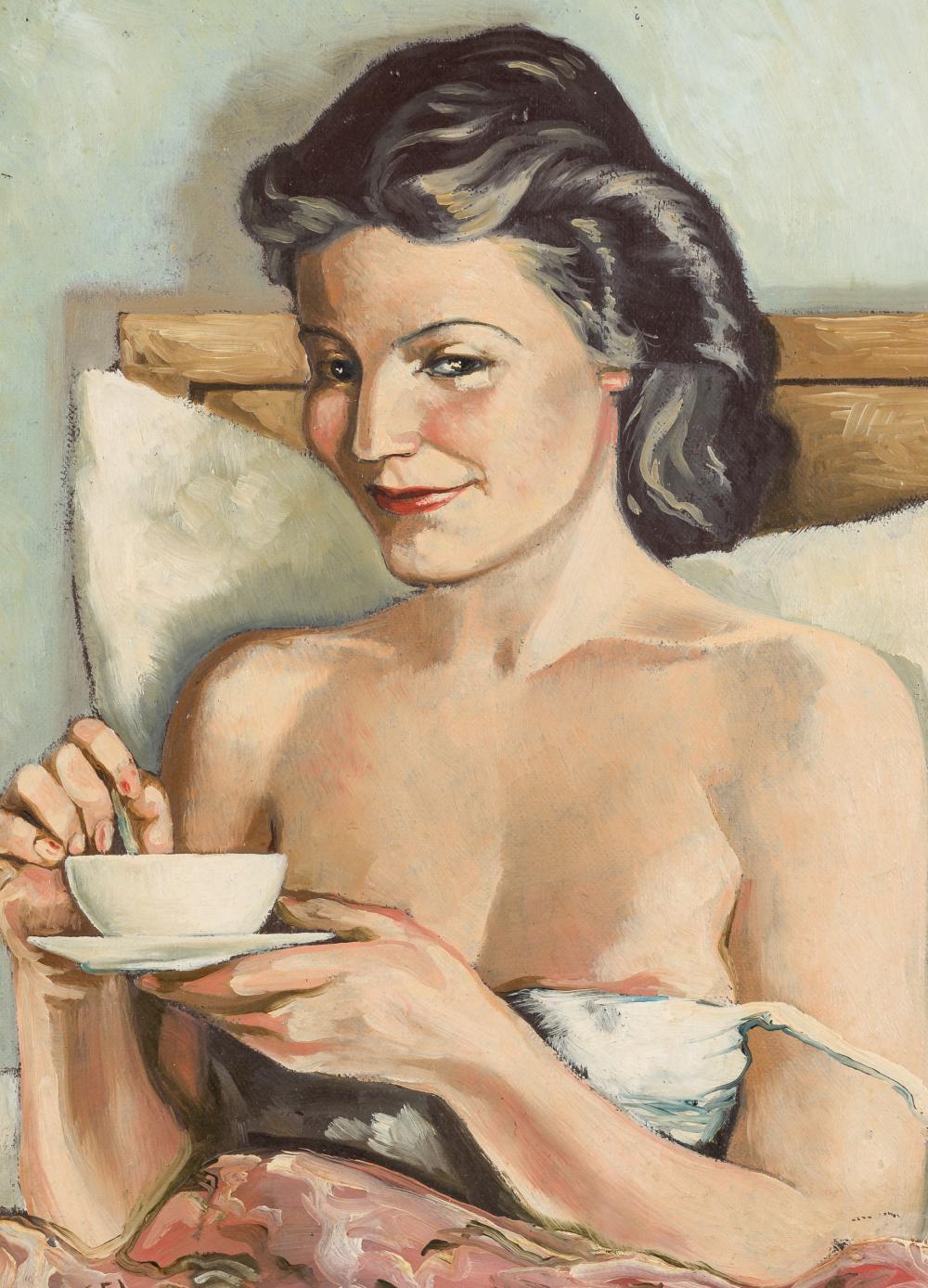 Alfred Hagel comparable auction result: breakfast