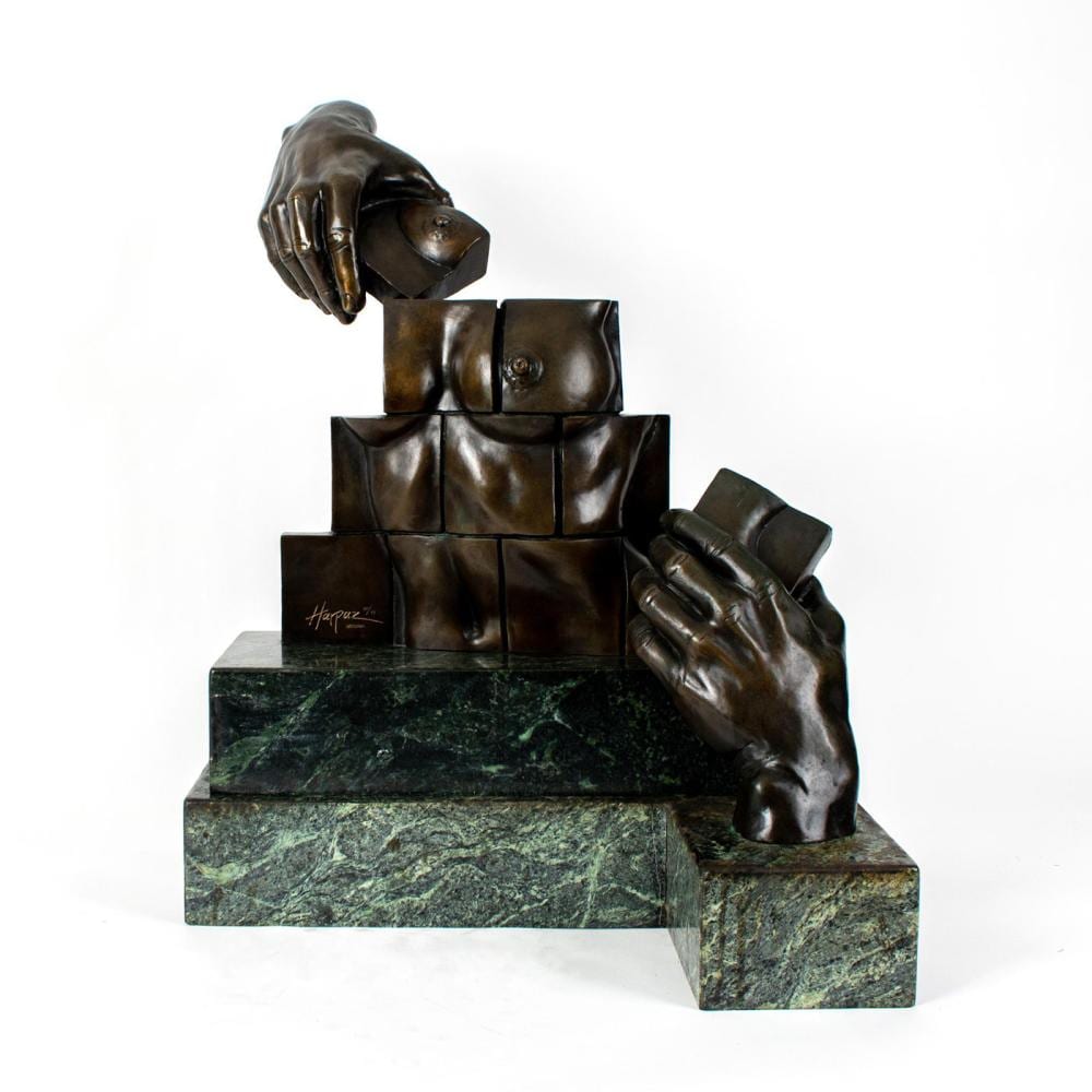 Ari Harpaz comparable auction result: ari harpaz romanian israeli 1941 2008 signed bronze sculpture harpaz original