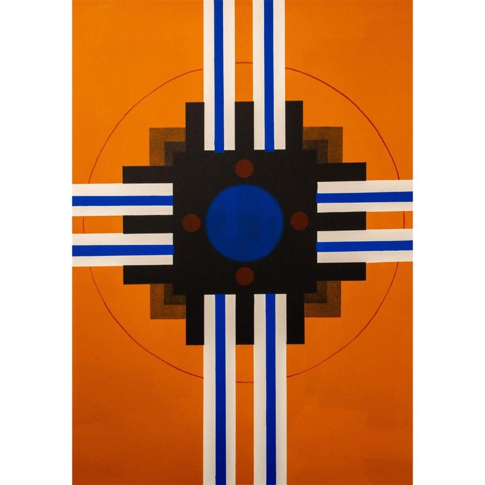 Garo Zareh Antreasian comparable auction result: garo zareh antreasian american 1922 2018 signed lithograph with screen print shield