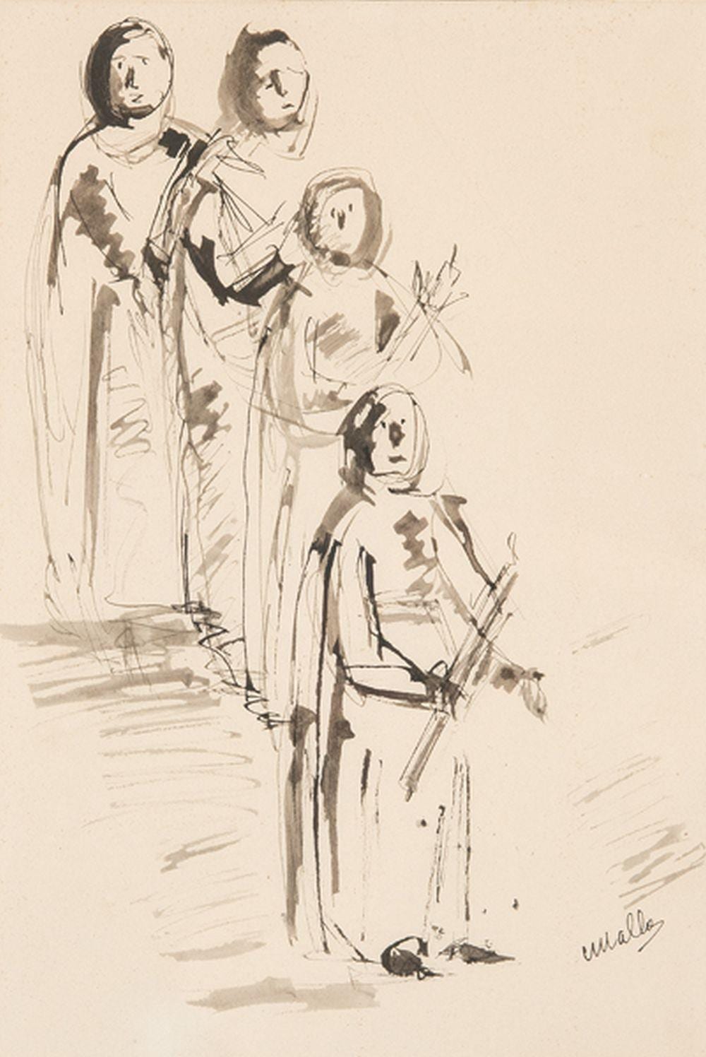 Cristino Mallo comparable auction result: cristino mallo procession