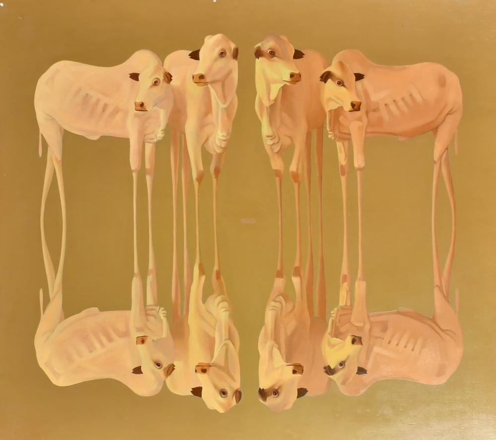 Peter VonArtens comparable auction result: peter von artens 1937 2003 argentinian reflection oil on canvas inscribed and signed inscribed and dat
