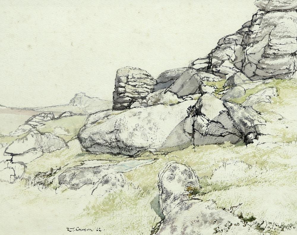 Raymond Teague Cowern comparable auction result: raymond teague cowern 1913 1986 dartmoor signed and dated 62 lower lef