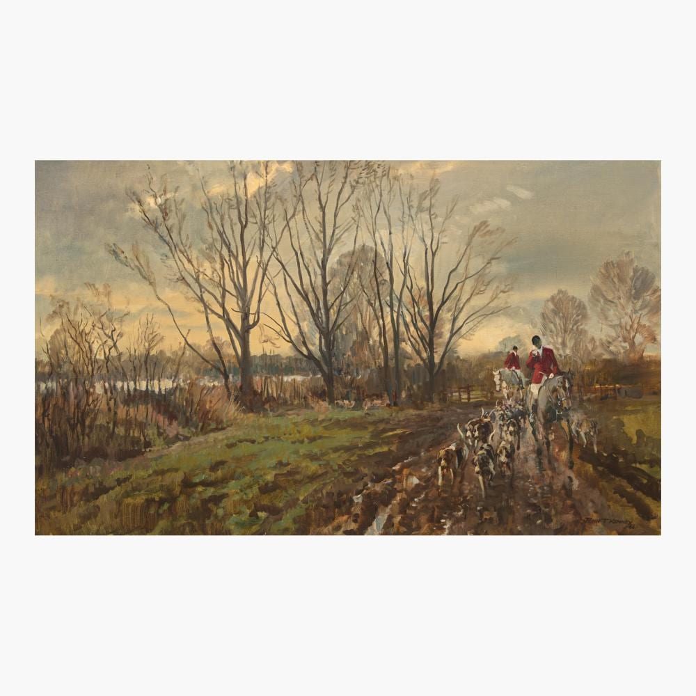 John Theodore Eardley Kenney comparable auction result: john theodore eardley kenney british 1911 1972 after the hunt
