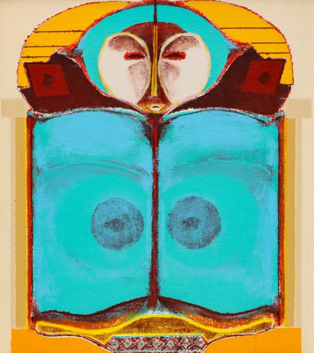 Edward R. Lewis comparable auction result: edward r lewis 1914 1992 acrylic on canvas