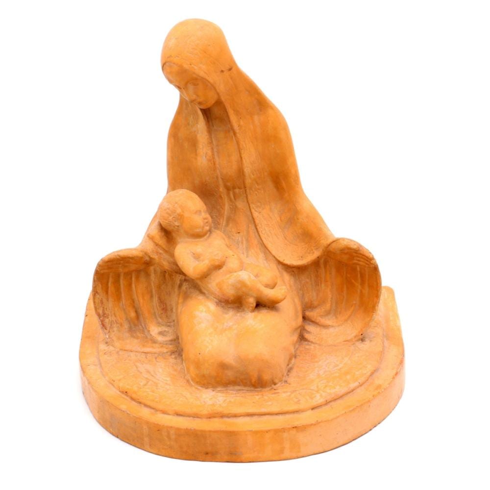 Ernesto Canto da Maya comparable auction result: ernesto canto da maya 1890 1981 virgin with child