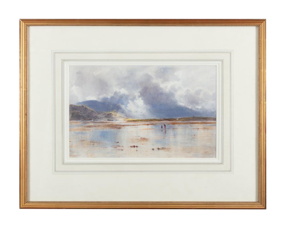 Herbert Moxon Cook comparable auction result: herbert moxon cook 1846 1920 mists lifting achill island co mayo watercolour 23 x 35cm signed