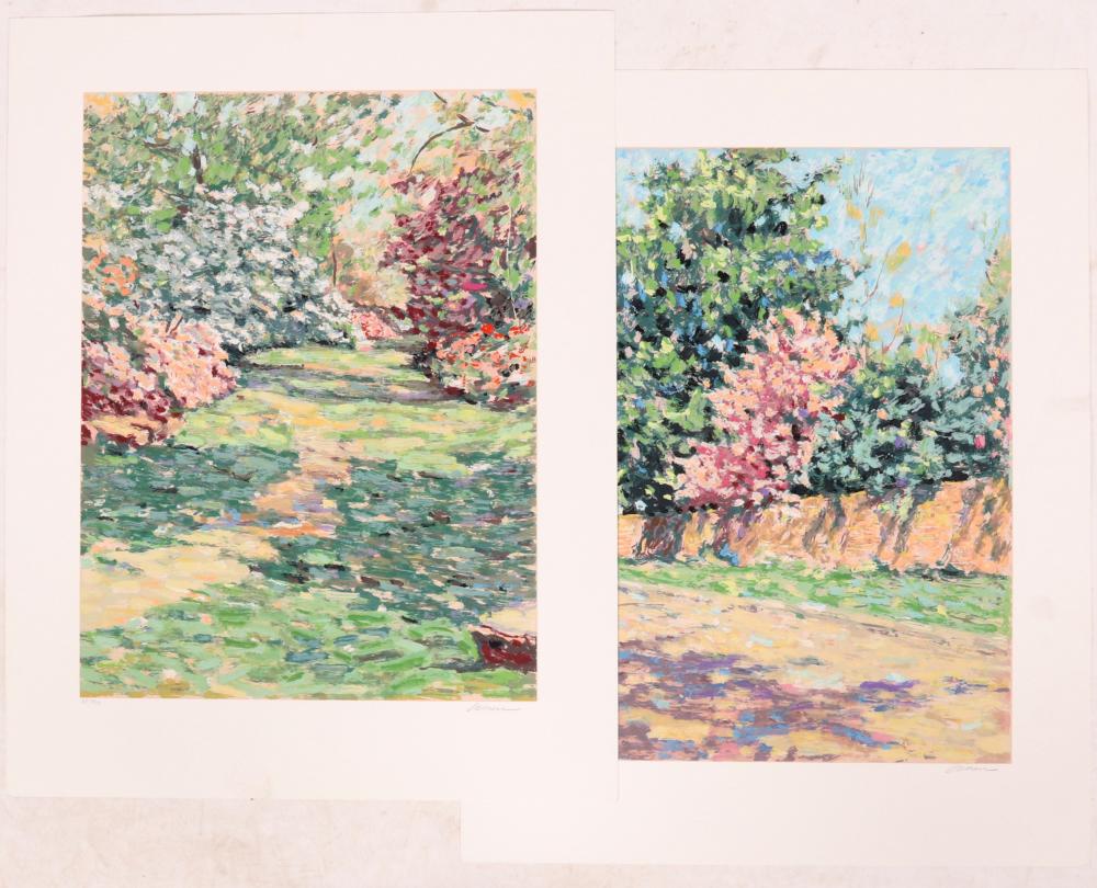 Leonard Wren comparable auction result: leonard wren contemporary two serigraphs