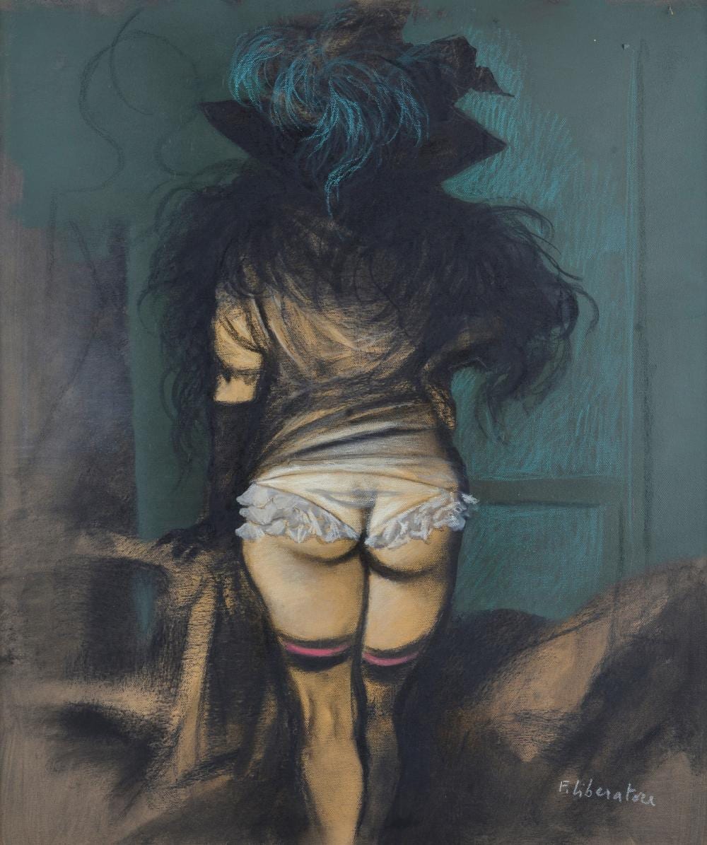 fausto maria liberatore lucca 1927 2004 donna di spalle · Pananti Casa D'Aste SRL · 2022-02-18 Fausto Maria Liberatore comparable auction result: fausto maria liberatore lucca 1927 2004 donna di spalle
