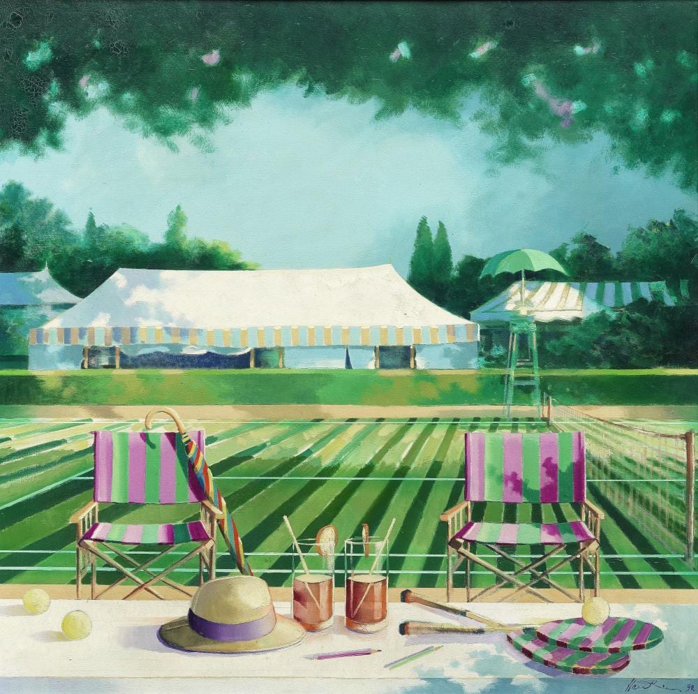 Andrew Hewkin comparable auction result: andrew hewkin american wimbledon