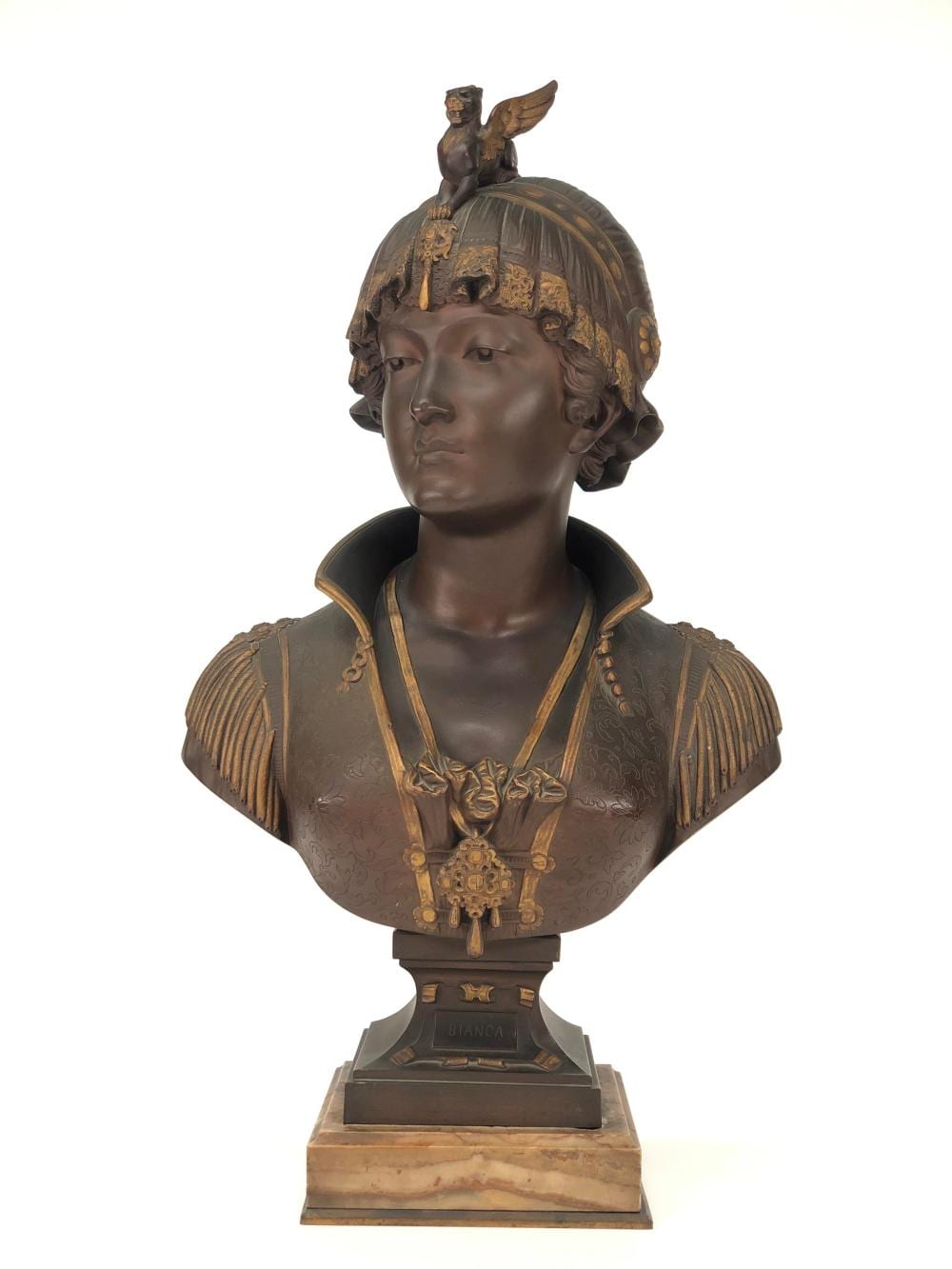 cesare ceribelli bianca bronze bust sculpture · Bradford's · 2022-03-13 Cesare Ceribelli comparable auction result: cesare ceribelli bianca bronze bust sculpture