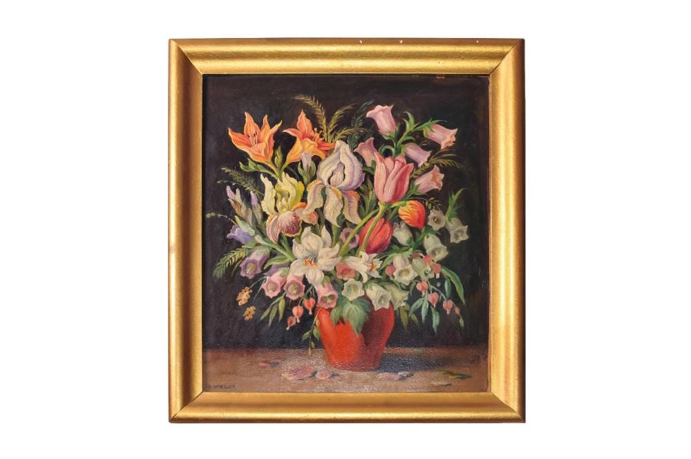 Adolf Wiesler comparable auction result: adolf wiesler 1878 1958 colorful bouquet of flowers in the sunny light adolf wiesler 1878 1958 bunter blumenstrau im sonnigen licht