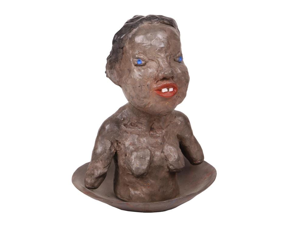 Lena Cronqvist comparable auction result: polychrome bronze sculpture by lena cronqvist