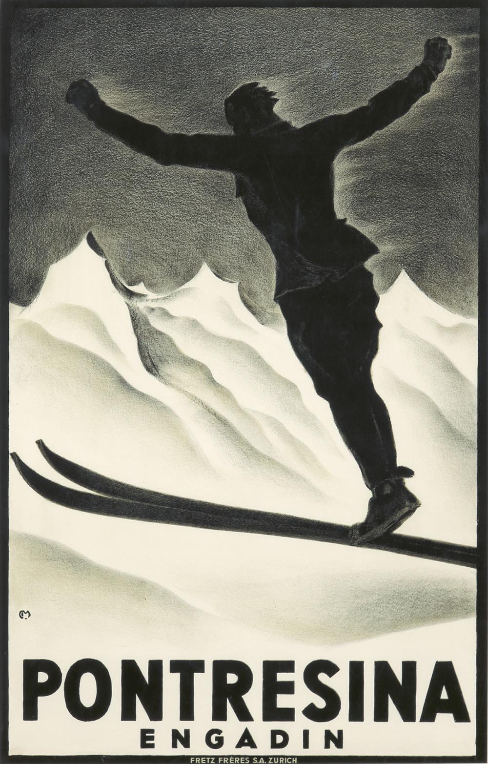 Carl Moos comparable auction result: pontresina