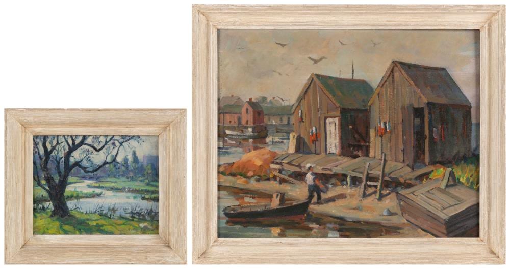 Clayton Leroy (Roy) Morse comparable auction result: c roy morse maine massachusetts 1913 1997 two works
