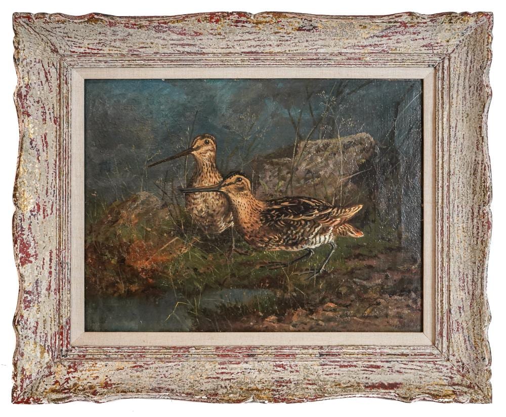 Mower Martin comparable auction result: t mower martin oil on canvas of snipe birds