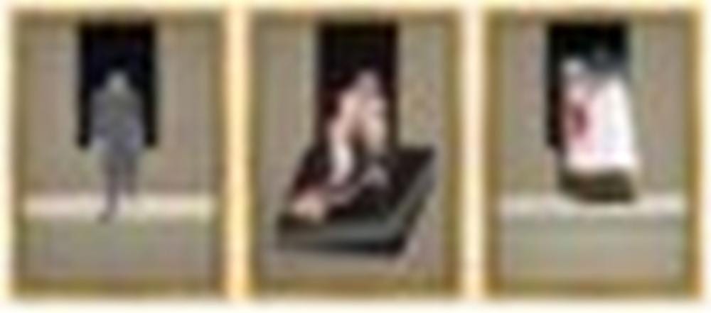 Francis Bacon (1909-1992) Triptych 1986-7 oil, pastel, aerosol paint and dr comparable sale