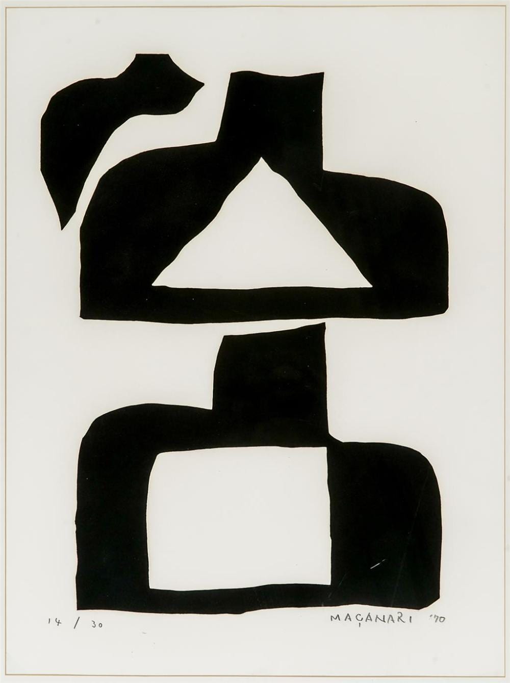 Masanari Murai comparable auction result: masanari murai japanese 1905 1999 and kojin toneyama japanese 1921 1994 untitled two works a screenprint and embossed lithograph