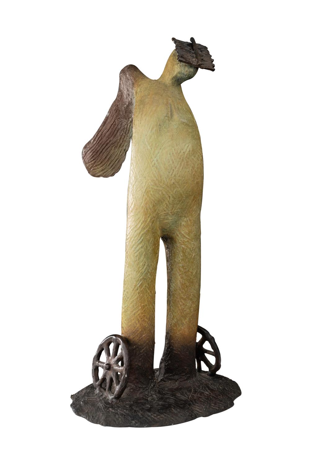 Jim Amaral (1929) Mujer con Alas, 1994 Bronce Medidas: 39 x 18 x 12 cm Ed. 1/21 comparable sale