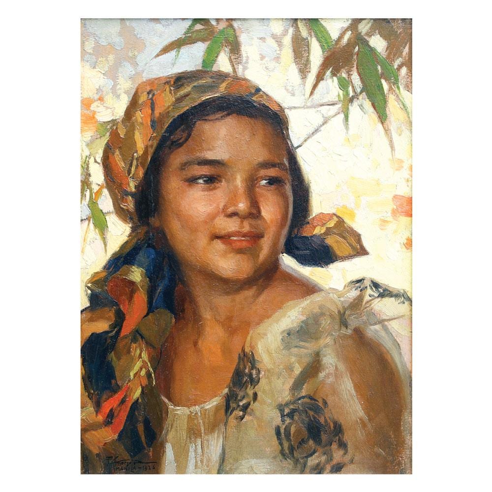 Fernando Amorsolo (1892 - 1972) - A Typical Filipina Beauty comparable sale
