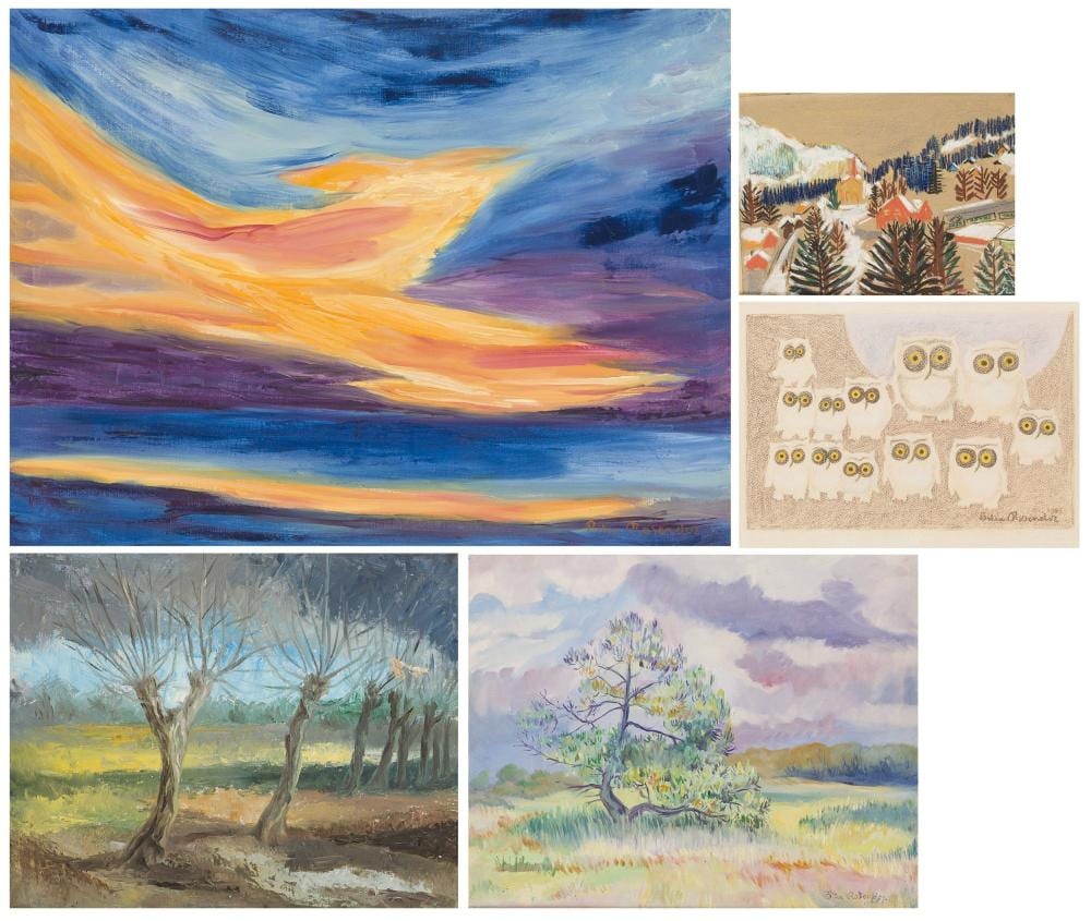 Bitia Rosendor comparable auction result: bitia rosendor jeruzalem 2013 brussel a convolute of 5 diverse works of which 3 paintings laatste kwart 20e eeuw