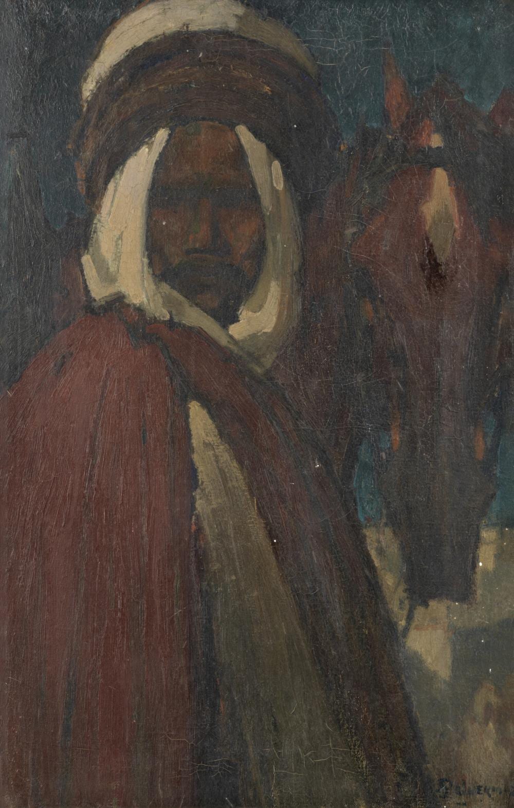 Henri Deluermoz comparable auction result: henri deluermoz french 1876 1943 arab horseman