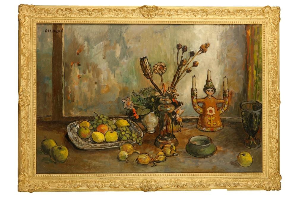Dennis Gilbert comparable auction result: dennis gilbert british b 1922
