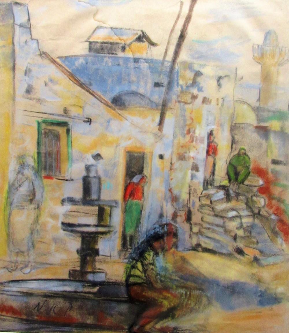 Kaete Ephraim  Marcus comparable auction result: k the ephraim marcus 1892 1970 alley in old jaffa