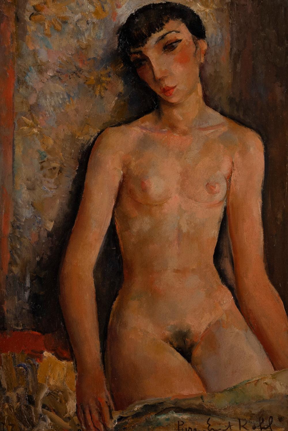 Pierre Ernest Kohl comparable auction result: pierre ernest kohl akt einer androgynen jungen schoenheit 1927