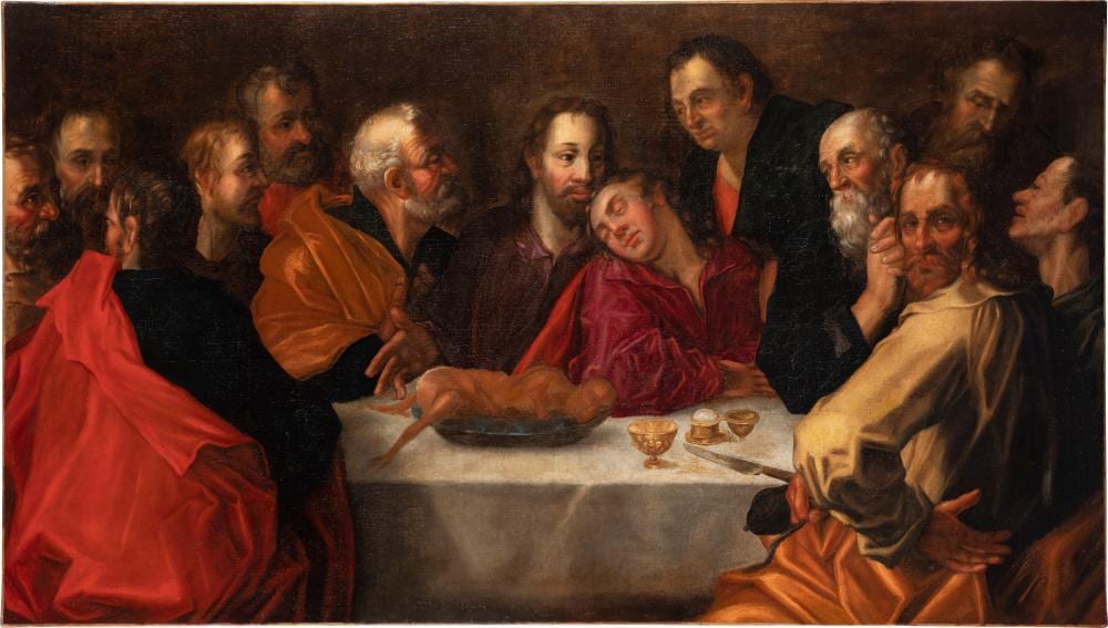 Peter van den Velde comparable auction result: pieter peter de witte auch candid schule das letzte abendmahl