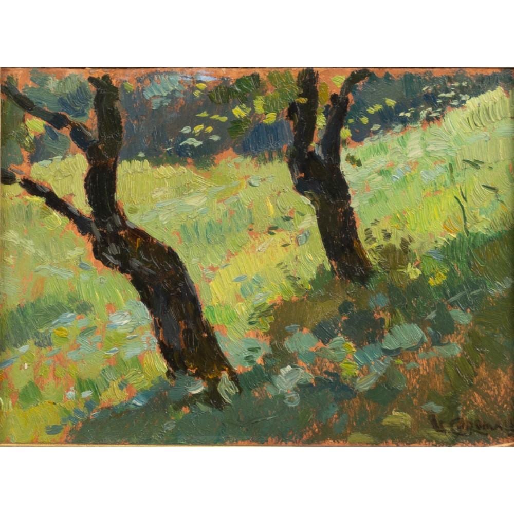 Umberto Coromaldi comparable auction result: umberto coromaldi roma 1870 1948 paesaggio con alberi