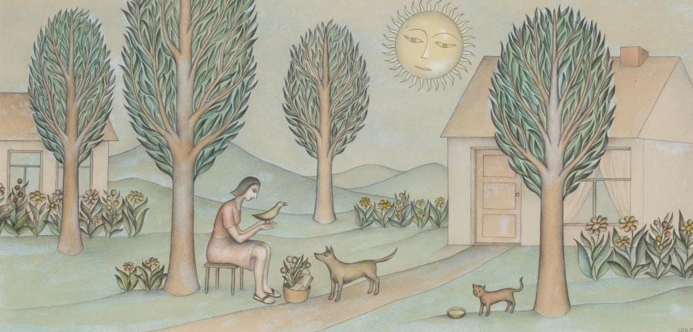 Lidia Groblicka comparable auction result: lidia groblicka 1933 2012 afternoon 1971