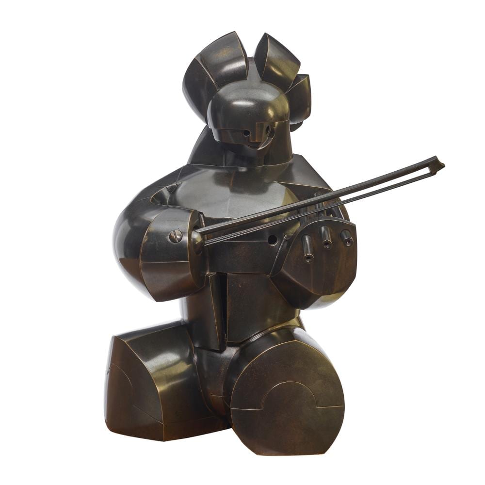 Howard Hancock Newman comparable auction result: howard hancock newman born 1943 violinist 1981 patinated bronze inscribed h newman dated and numbered 1 9 height 21in 53 5cm width 18in 46cm depth 14in 36cm