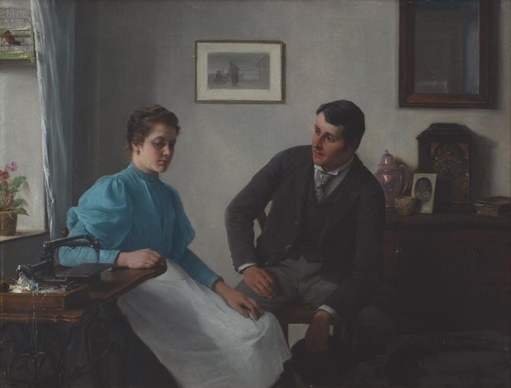 Josef Kinzel comparable auction result: josef kinzel austrian 1852 1925 couple indoors oil on canvas framed 18 x 23 actual 24 9 16 x 29 15 16 framed