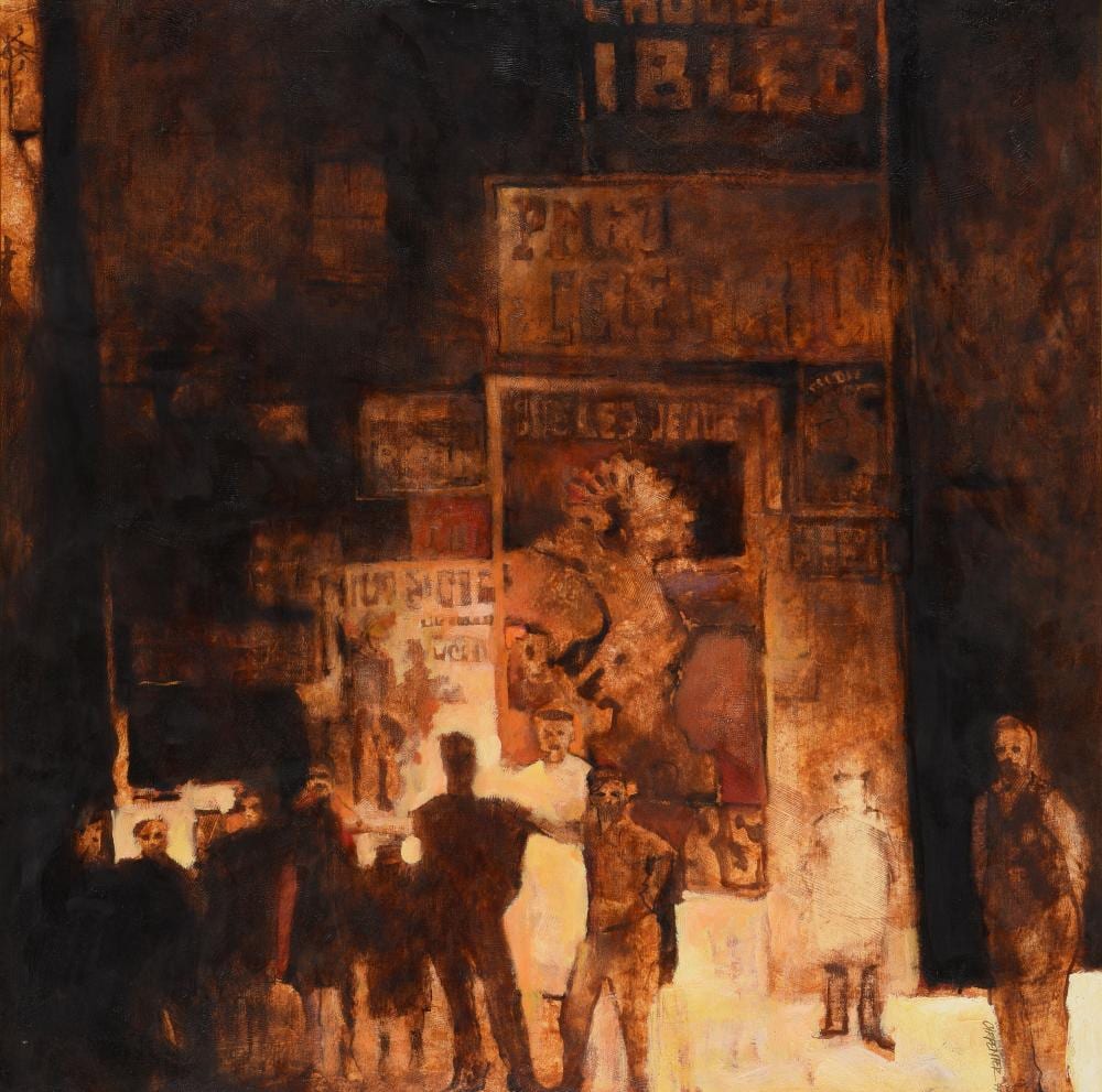 Steve Carpenter comparable auction result: steve carpenter n en 1959 paysage urbain
