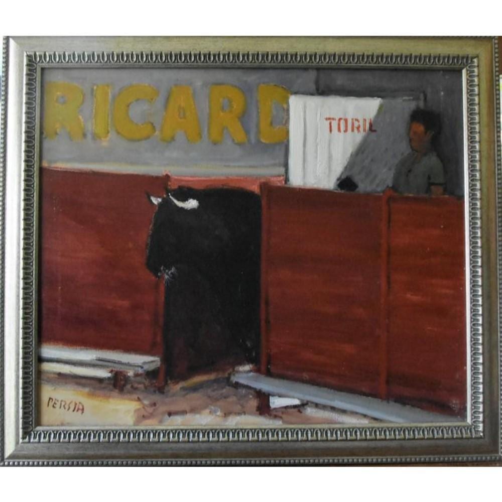 Alfred Persia comparable auction result: alfred persia 1933 oil on canvas impressionistic
