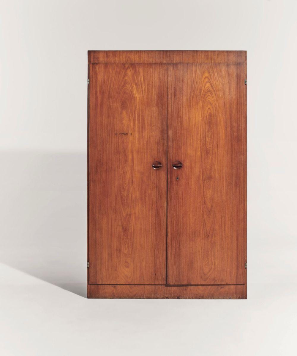 Lilly Reich comparable auction result: lilly reich 1885 1947 wardrobe circa 1930 76 3 4 in 195 cm high 49 5