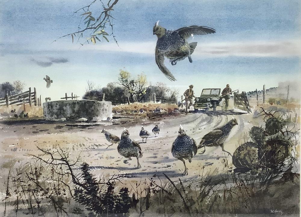 Clay McGaughy comparable auction result: clay mcgaughy the race signed limited edition lithograph