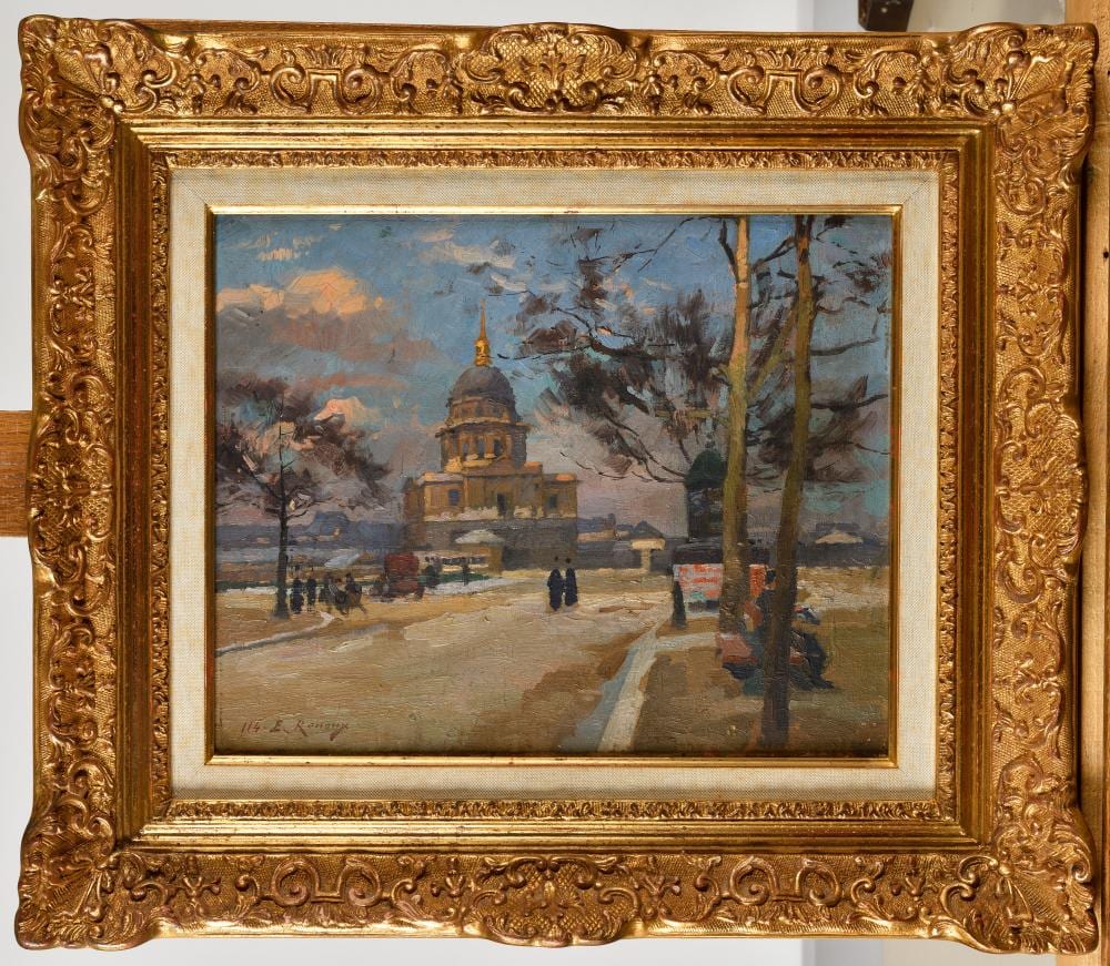 Ernest Renoux comparable auction result: ernest renoux 1863 1932 les invalides huile sur toile sign en bas gauc