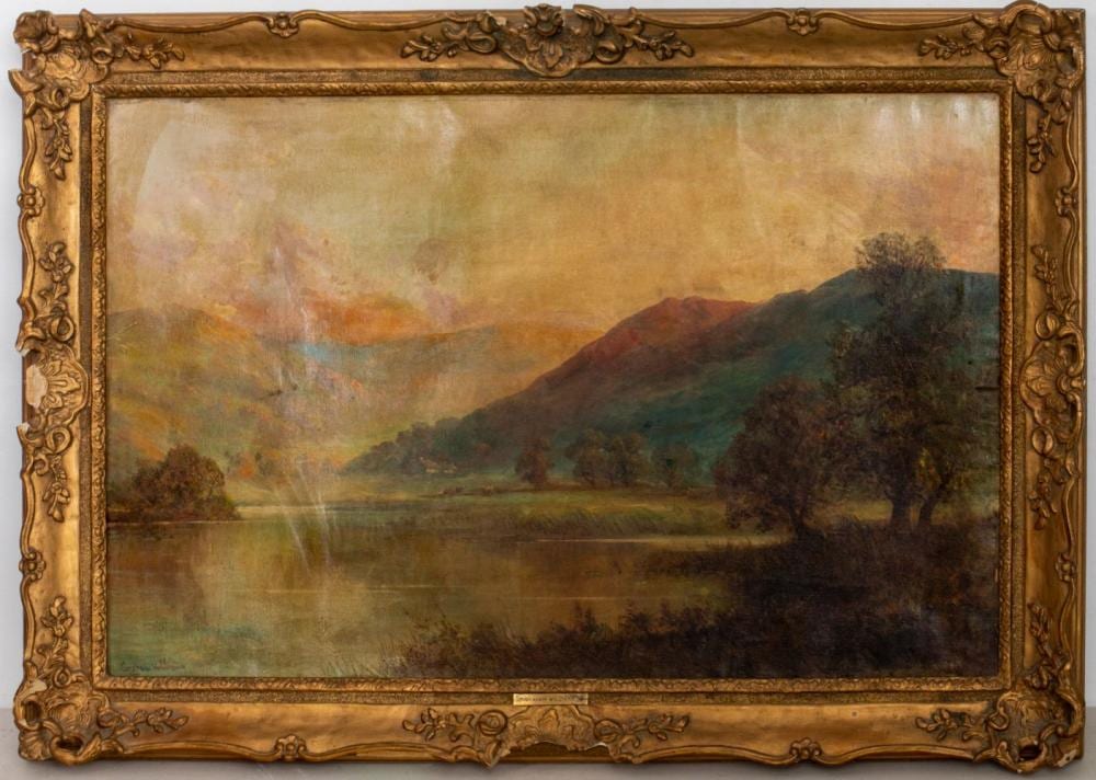 Graham Williams comparable auction result: graham williams oil on canvas scottish highlands