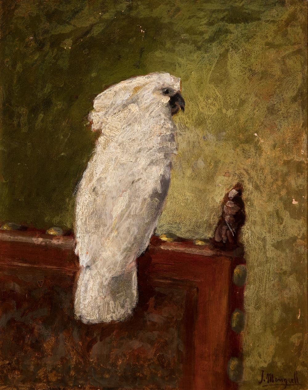 jos mongrell torrent valencia 1870 barcelona 1937 parrot oil on cardboard signed in the lower right corner · Setdart Auction House · 2022-03-15 José Mongrell Torrent comparable auction result: jos mongrell torrent valencia 1870 barcelona 1937 parrot oil on cardboard signed in the lower right corner