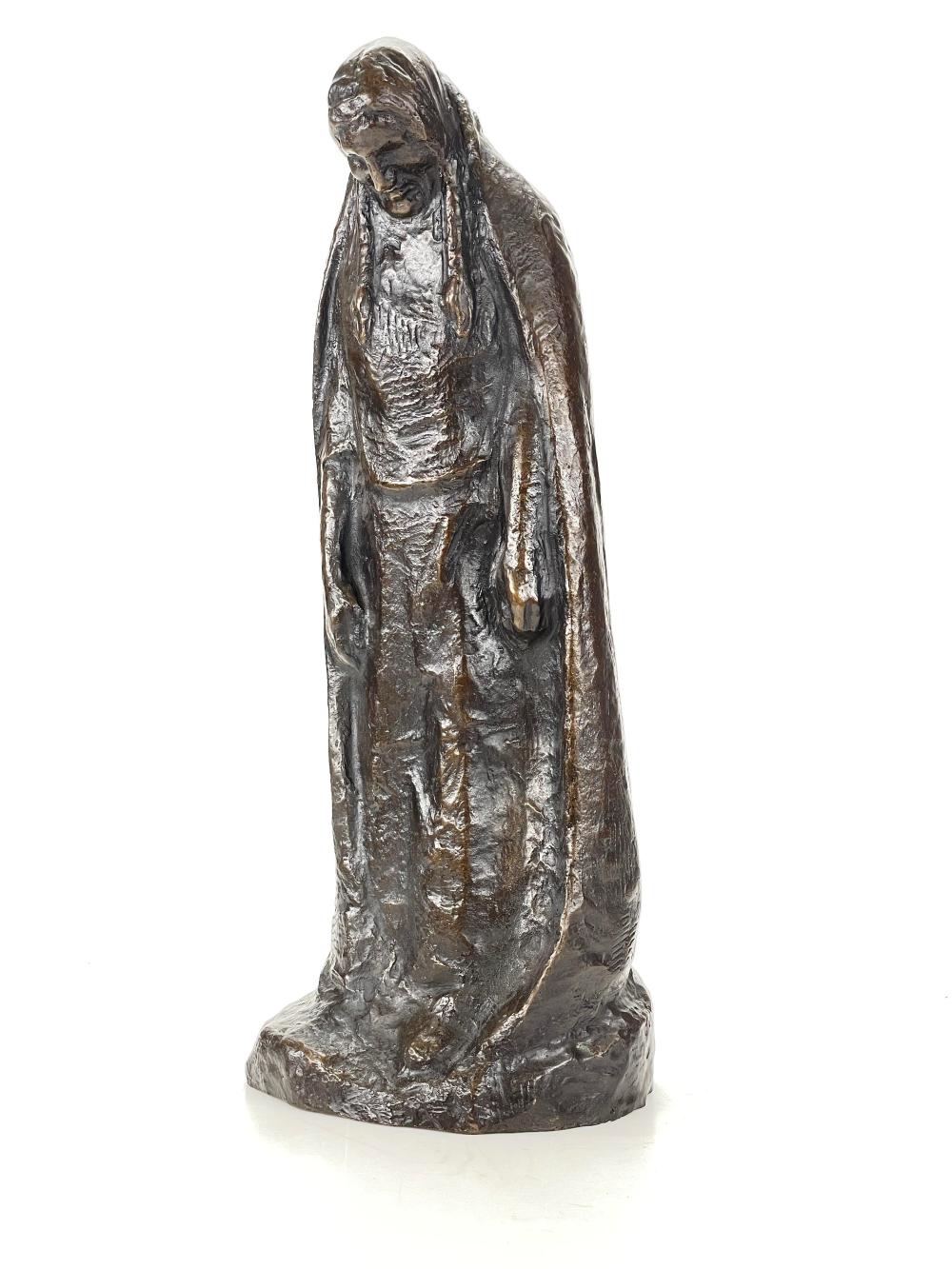 Robert Merrell Gage comparable auction result: robert merrell gage taos indian bronze sculpture